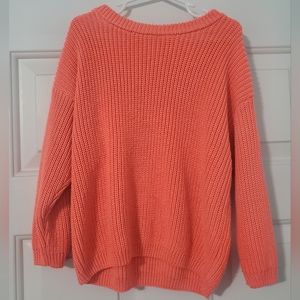 Dot Dot Smile Bright Orange Sweater 5/6